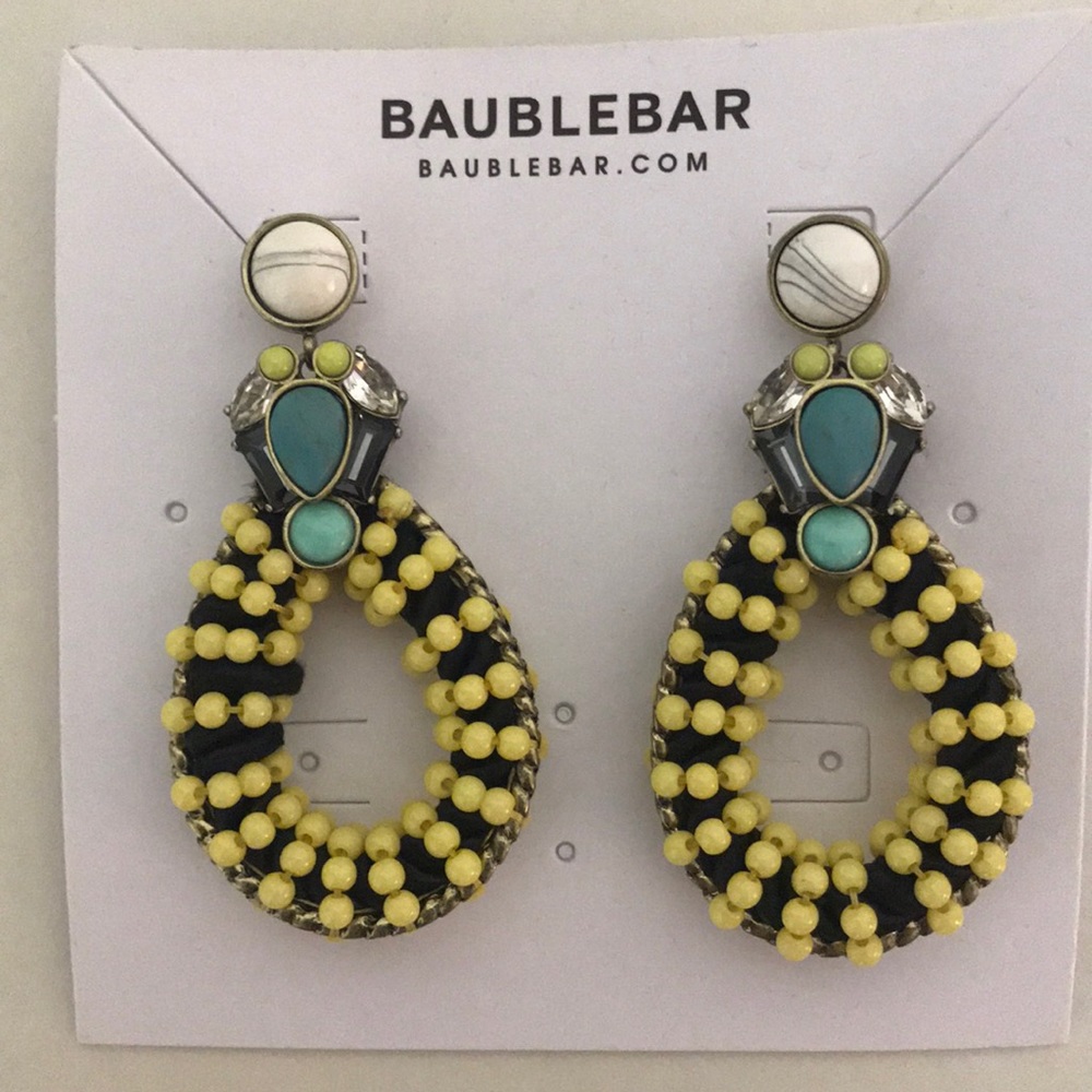 Bauble Bar statement earrings